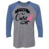 Unisex Triblend Three-Quarter Raglan T-Shirt Thumbnail