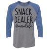 Unisex Triblend Three-Quarter Raglan T-Shirt Thumbnail