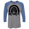 Unisex Triblend Three-Quarter Raglan T-Shirt Thumbnail