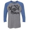 Unisex Triblend Three-Quarter Raglan T-Shirt Thumbnail