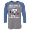 Unisex Triblend Three-Quarter Raglan T-Shirt Thumbnail