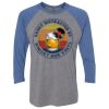 Unisex Triblend Three-Quarter Raglan T-Shirt Thumbnail