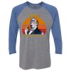 Unisex Triblend Three-Quarter Raglan T-Shirt Thumbnail