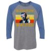 Unisex Triblend Three-Quarter Raglan T-Shirt Thumbnail