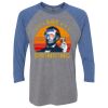 Unisex Triblend Three-Quarter Raglan T-Shirt Thumbnail