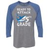 Unisex Triblend Three-Quarter Raglan T-Shirt Thumbnail