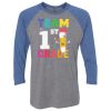 Unisex Triblend Three-Quarter Raglan T-Shirt Thumbnail