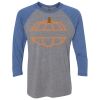 Unisex Triblend Three-Quarter Raglan T-Shirt Thumbnail