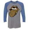 Unisex Triblend Three-Quarter Raglan T-Shirt Thumbnail