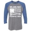 Unisex Triblend Three-Quarter Raglan T-Shirt Thumbnail