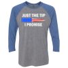 Unisex Triblend Three-Quarter Raglan T-Shirt Thumbnail