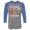 Unisex Triblend Three-Quarter Raglan T-Shirt Thumbnail