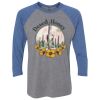 Unisex Triblend Three-Quarter Raglan T-Shirt Thumbnail