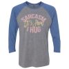 Unisex Triblend Three-Quarter Raglan T-Shirt Thumbnail