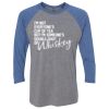 Unisex Triblend Three-Quarter Raglan T-Shirt Thumbnail