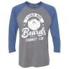 Unisex Triblend Three-Quarter Raglan T-Shirt Thumbnail