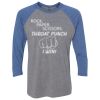 Unisex Triblend Three-Quarter Raglan T-Shirt Thumbnail