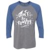 Unisex Triblend Three-Quarter Raglan T-Shirt Thumbnail