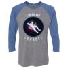 Unisex Triblend Three-Quarter Raglan T-Shirt Thumbnail