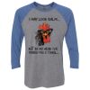 Unisex Triblend Three-Quarter Raglan T-Shirt Thumbnail