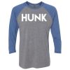 Unisex Triblend Three-Quarter Raglan T-Shirt Thumbnail