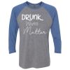 Unisex Triblend Three-Quarter Raglan T-Shirt Thumbnail