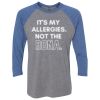 Unisex Triblend Three-Quarter Raglan T-Shirt Thumbnail