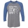 Unisex Triblend Three-Quarter Raglan T-Shirt Thumbnail