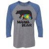 Unisex Triblend Three-Quarter Raglan T-Shirt Thumbnail