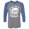 Unisex Triblend Three-Quarter Raglan T-Shirt Thumbnail