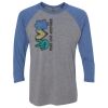 Unisex Triblend Three-Quarter Raglan T-Shirt Thumbnail