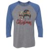 Unisex Triblend Three-Quarter Raglan T-Shirt Thumbnail