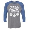 Unisex Triblend Three-Quarter Raglan T-Shirt Thumbnail