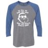 Unisex Triblend Three-Quarter Raglan T-Shirt Thumbnail