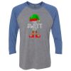 Unisex Triblend Three-Quarter Raglan T-Shirt Thumbnail