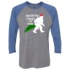 Unisex Triblend Three-Quarter Raglan T-Shirt Thumbnail