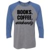 Unisex Triblend Three-Quarter Raglan T-Shirt Thumbnail