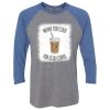 Unisex Triblend Three-Quarter Raglan T-Shirt Thumbnail