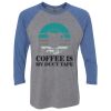 Unisex Triblend Three-Quarter Raglan T-Shirt Thumbnail