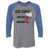 Unisex Triblend Three-Quarter Raglan T-Shirt Thumbnail