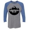 Unisex Triblend Three-Quarter Raglan T-Shirt Thumbnail