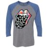 Unisex Triblend Three-Quarter Raglan T-Shirt Thumbnail