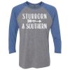 Unisex Triblend Three-Quarter Raglan T-Shirt Thumbnail