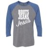 Unisex Triblend Three-Quarter Raglan T-Shirt Thumbnail