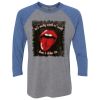 Unisex Triblend Three-Quarter Raglan T-Shirt Thumbnail