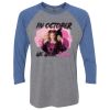 Unisex Triblend Three-Quarter Raglan T-Shirt Thumbnail