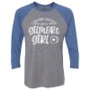 Unisex Triblend Three-Quarter Raglan T-Shirt Thumbnail