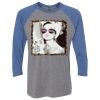 Unisex Triblend Three-Quarter Raglan T-Shirt Thumbnail