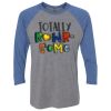 Unisex Triblend Three-Quarter Raglan T-Shirt Thumbnail