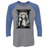 Unisex Triblend Three-Quarter Raglan T-Shirt Thumbnail